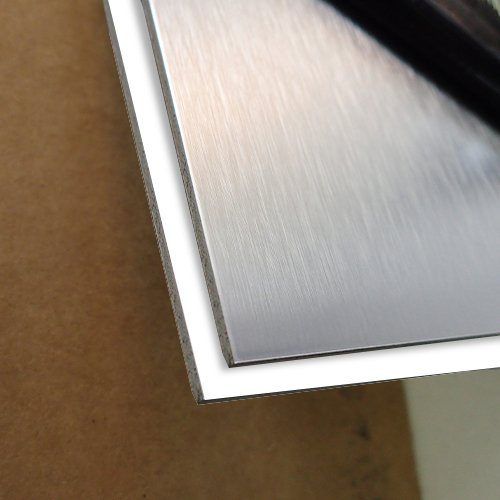 Brushed Aluminum Sign Brushed Aluminum Sign